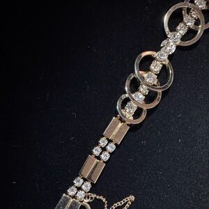 Vintage Sarah Coventry "Celestial Fire" Rhinestone Bracelet - SAC Signed